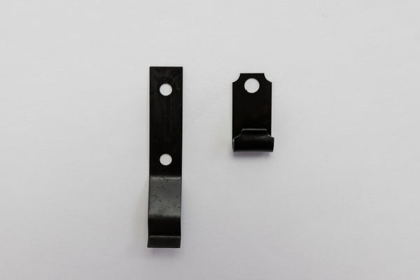 1956-1960 Jack Handle Clips Pair, Black Oxide