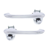 Chrome Outside Door Handle Set For Ford Bronco (1966-1977) & Mustang (1965-1970)