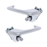 Chrome Outside Door Handle Set For Ford Bronco (1966-1977) & Mustang (1965-1970)